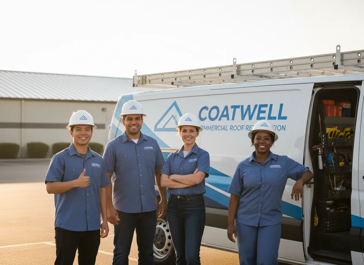 Commercial roof coating company in Ingalls, MI